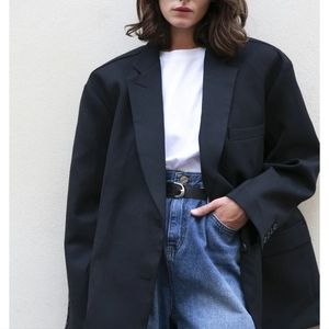 The Frankie Shop oversized blazer. Black one size